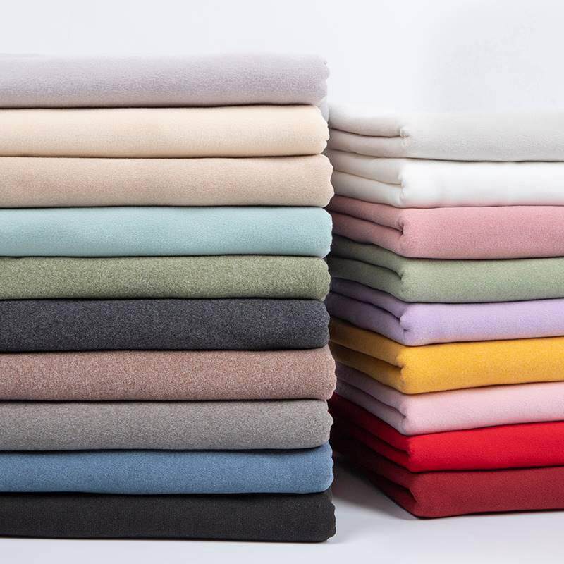 德绒加厚布料秋冬弹力保暖针织布头清仓处理宝宝秋衣秋裤绒布面料