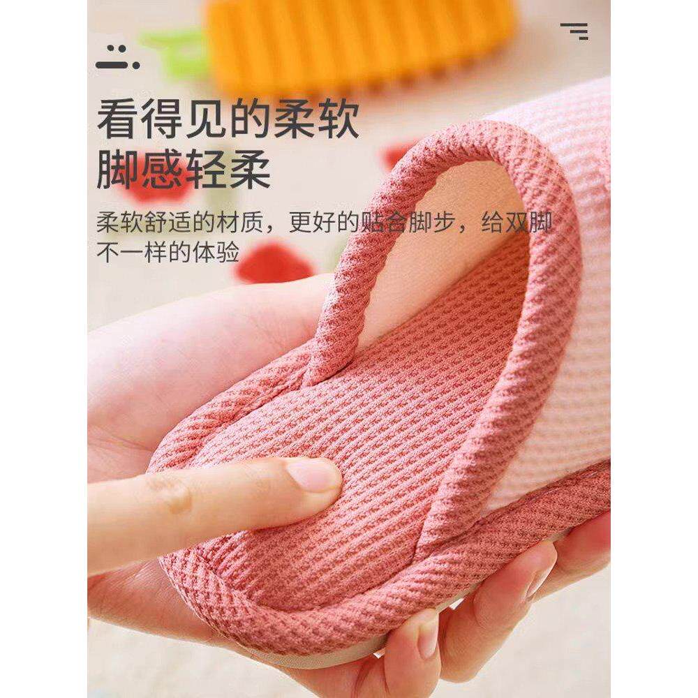 儿童棉拖鞋女童室内防滑2025新款可爱秋冬加厚宝宝保暖小孩居家鞋