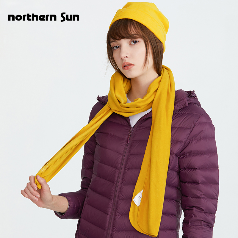 诺思山防静电柔软舒适抓绒围巾