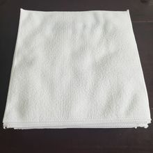 酒店餐厅小毛巾白方巾柔软清洁卸妆加厚正方形吸水洗碗布懒人抹布