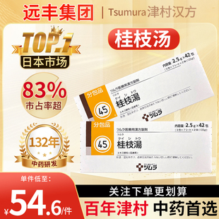 日本津村汉方桂枝汤中成药预防风寒感冒咳嗽发热发烧头痛缓解孕吐