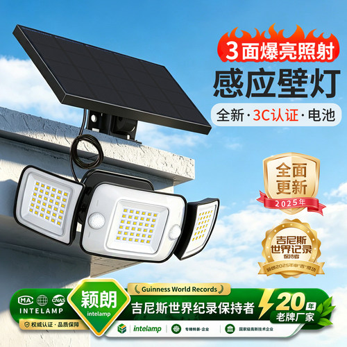 太阳能感应超亮大功率庭院灯