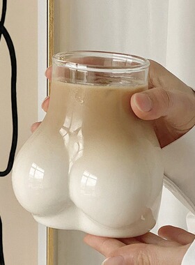 搞怪性感可爱屁屁玻璃杯咖啡杯