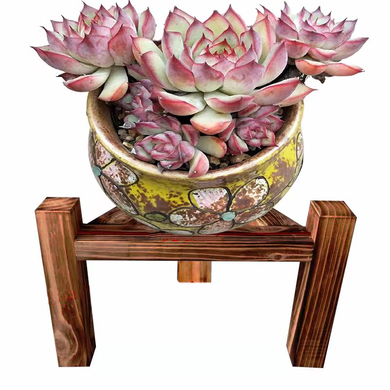 木架子实木三角架加固花盆架水缸鱼缸置物架酒坛架茶罐架底座托架