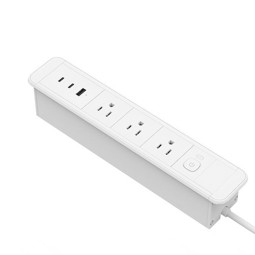 嵌入式美标电源排插usb65