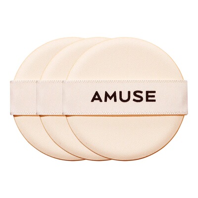 韩国张元英Amuse新款水润保湿遮瑕半哑光气垫粉扑保湿遮瑕半哑光