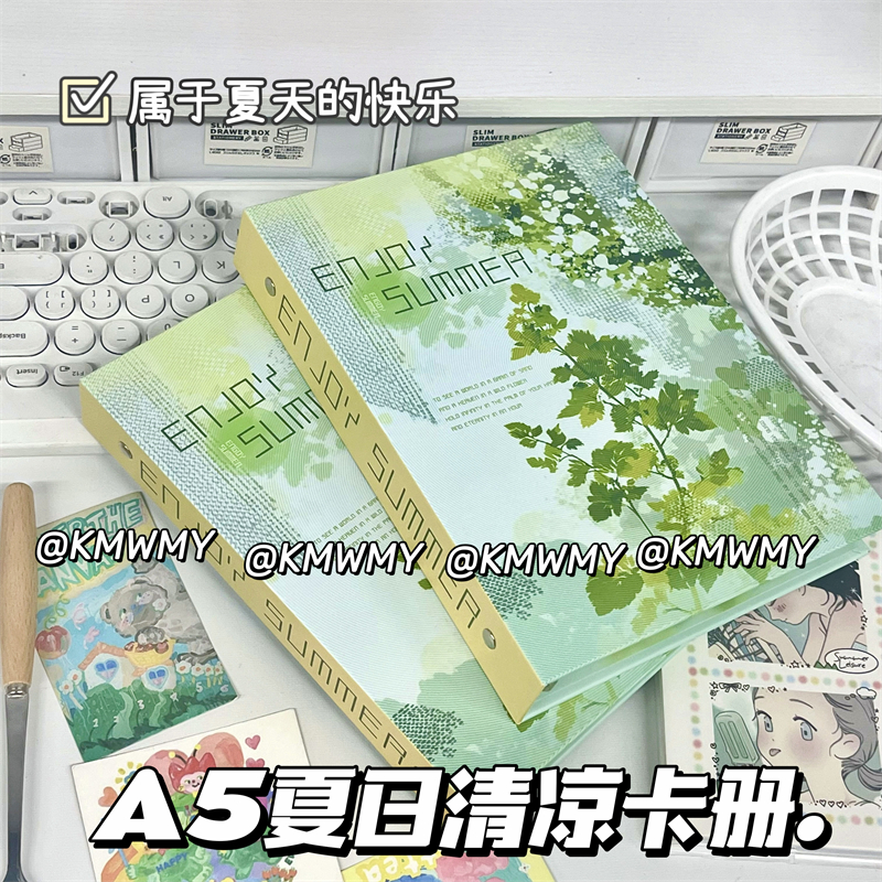 A5高颜值夏日卡册ins3寸小卡收纳