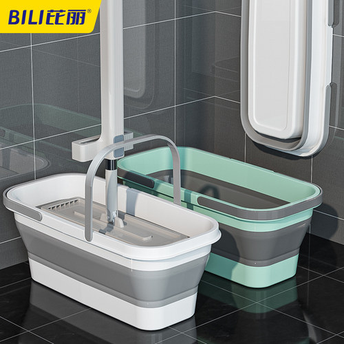 可折叠拖把桶长方形水桶