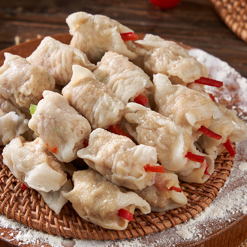 利园潮汕鱼册卷特产手工鱼册汕头鱼皮鱼饺冷冻饺子火锅半成品配菜,水产肉类/新鲜蔬果/熟食,酸菜鱼/水煮鱼,淘宝优惠券,粉丝福利购,淘宝优惠卷