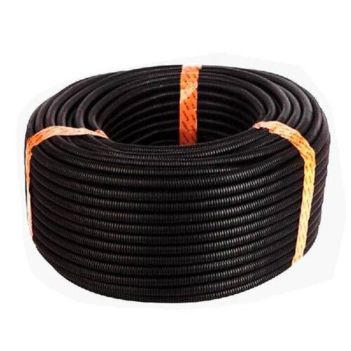 50 Ft Split Wire Loom Conduit Polyethylene Tubing Black