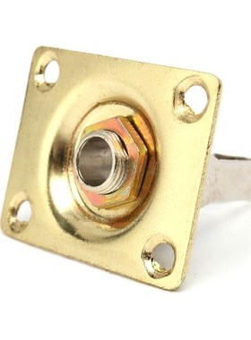 Square Style Jack Plate Guitar Bass Jack 1/4 Output Input Ja