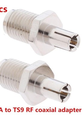 2pcs RF Coaxial Adapter SMA To TS9 Coax Jack Connector SMA F