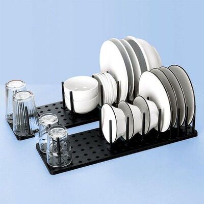 Adjustable Dishes Bottle Drain Bowl Rack Cleaning Dryer