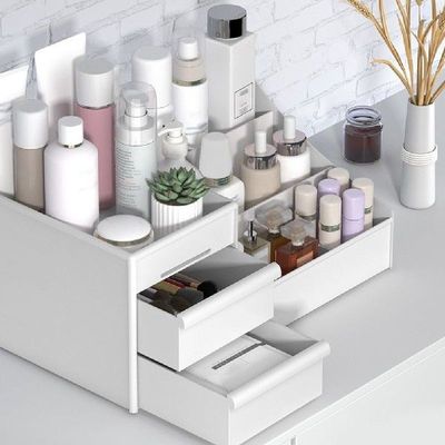 Plastic Makeup Drawers Organizer Box Jewelry Storage Box