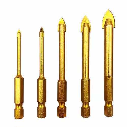 Professional Glass Drill Bits Tungsten Carbide Titanium Coat
