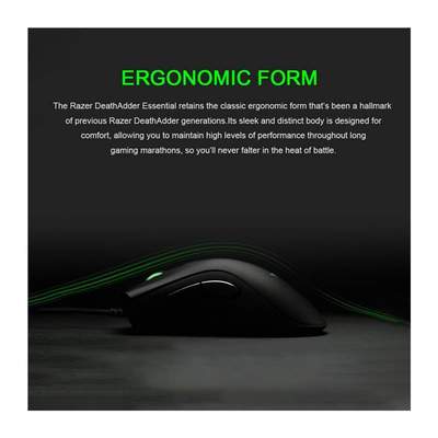 Original Razer DeathAdder Essential Wired Gaming Mouse Mice
