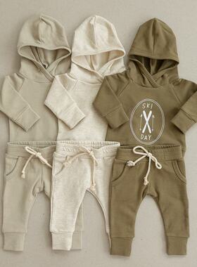 2022 Kids Cotton Kintting Clothing Sets Baby Boys Girls Spri