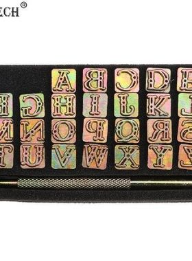 26 Stamps Zinc Alloy Letters Stamping Symbol Set Leather