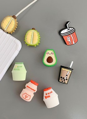 Funny Fruit Charging Cable Protector Cover For Mobile Phone