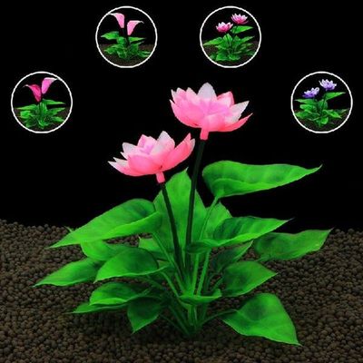 Aquarium Artificial Plants Fish Tank Decoration Flower