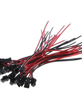 1 Sets 10 Pairs JST SM 2Pins Jack Plug Male to Female Wire C