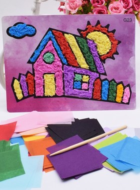 Diy House Crafts Toys For Children Felt Paper Girl Handicraf