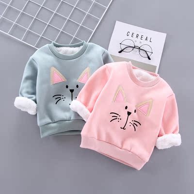 IENENS Winter Baby Girls Padded Pullovers Clothing Toddler B