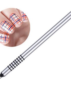 1pcs 2 Kinds Pointed Nail Art Pen Brush Metail Handle