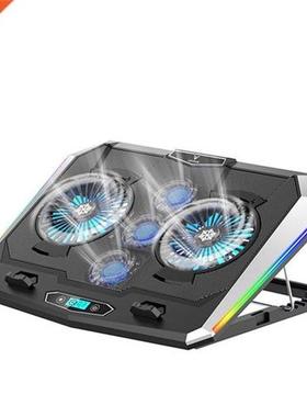 Laptop Cooling Pad RGB Gaming Notebook Cooler, Computer Chil