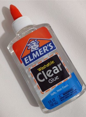 147ml Elmers Elmer's Clear School Glue Washable 5 Ounces