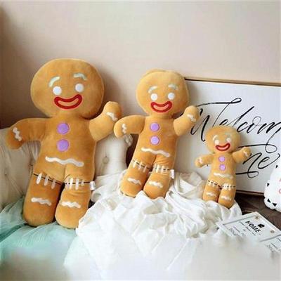 30/50/60cm Gingerbread Man Doll PP Cotton Plushies Sleeping