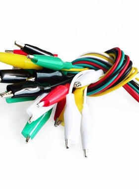 Alligator-Clip With Wire 46CM 5 Pairs 5 Color Red Yellow Bla