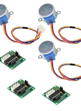 3 Sets 28BYJ-48 5V Stepper Motor  With Drive / Test Module B