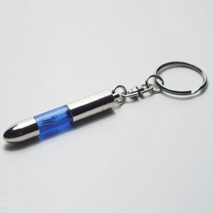 1pc Car Auto Anti Static Touch Pen Key-Ring Keychain 4 Color