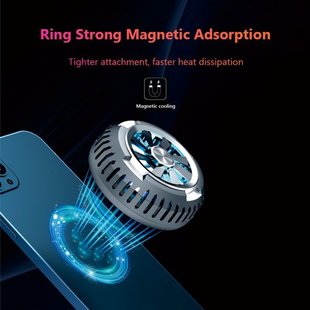 X6 Cooling Fan Mobile Phone Cooler Fan Magnetic Gaming Radia