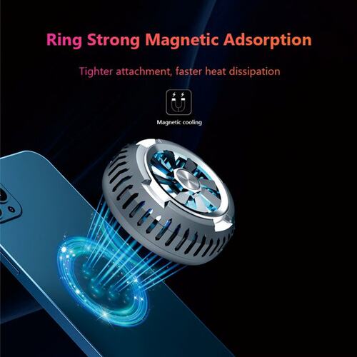 X6 Cooling Fan Mobile Phone Cooler Fan Magnetic Gaming Radia