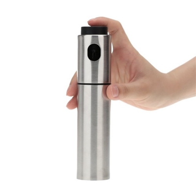 2pcs  Stainless Steel Oil Sprayer Olive Mist Spraying Can Pu