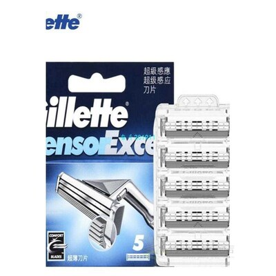 Gillette Sensor Excel Men's Safe Razor Blade Replace Hea