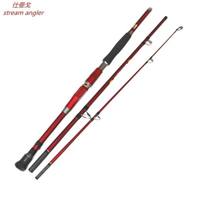 marine boat fishing rod carbon material jigging rod 3 sectio