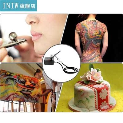 Meterk 100-250V Professional Airbrush Gravity Feed sandblast