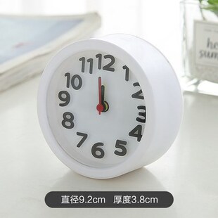 Small alarm clock contracted cartoon mute desktop alarm