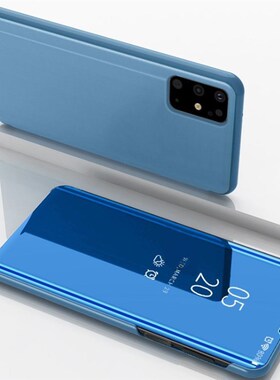 Smart Mirror Flip Phone Case For Samsung M10 20 30 40 Note