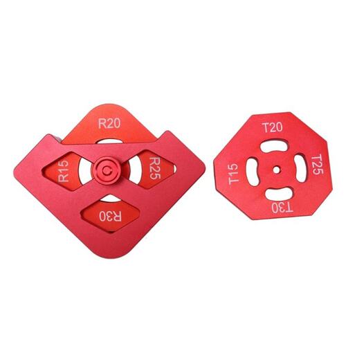 Arc/T Corner Radius Quick Jig Router Trimming Corner Gauge A