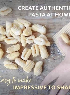 1pcs Wooden Spiral Tool Wooden Board Non-Stick Butter Pasta