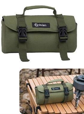 Outdoor Portable Cassette Stove Storage Bag Canvas Handbag