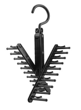 Zerodis Belt Hanger Rack Tie Hanger Scarf Rack 360 Degree Ro