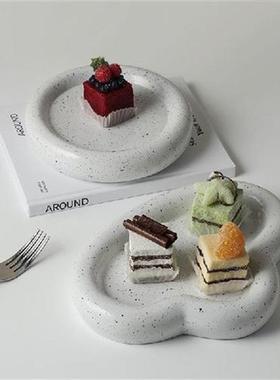 Ins Nordic Style Creative Cloud Tray Desktop Dessert Cake