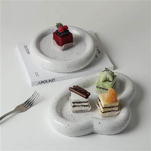 Ins Nordic Style Creative Cloud Tray Desktop Dessert Cake