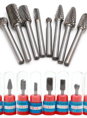 8Pcs Tungsten Carbide Burr Bit 1/4