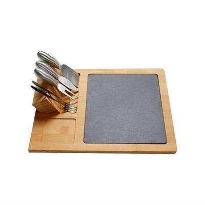 Bamboo Cheese Board Cheese Board And Knives Set Charcuterie